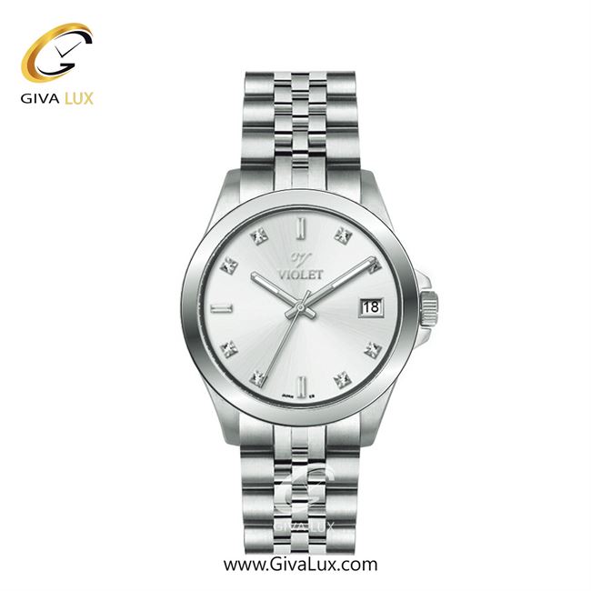 ساعت مچی اورجینال زنانه ویولت VIOLET نقره ای | نقره ای| نقره ای| کد رفرنس 0642 سایز متوسط